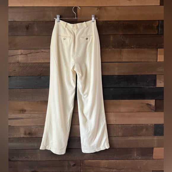 Vintage Ralph Lauren Petite High-Waisted Wool Blend Cream Pants - Picture 16 of 16